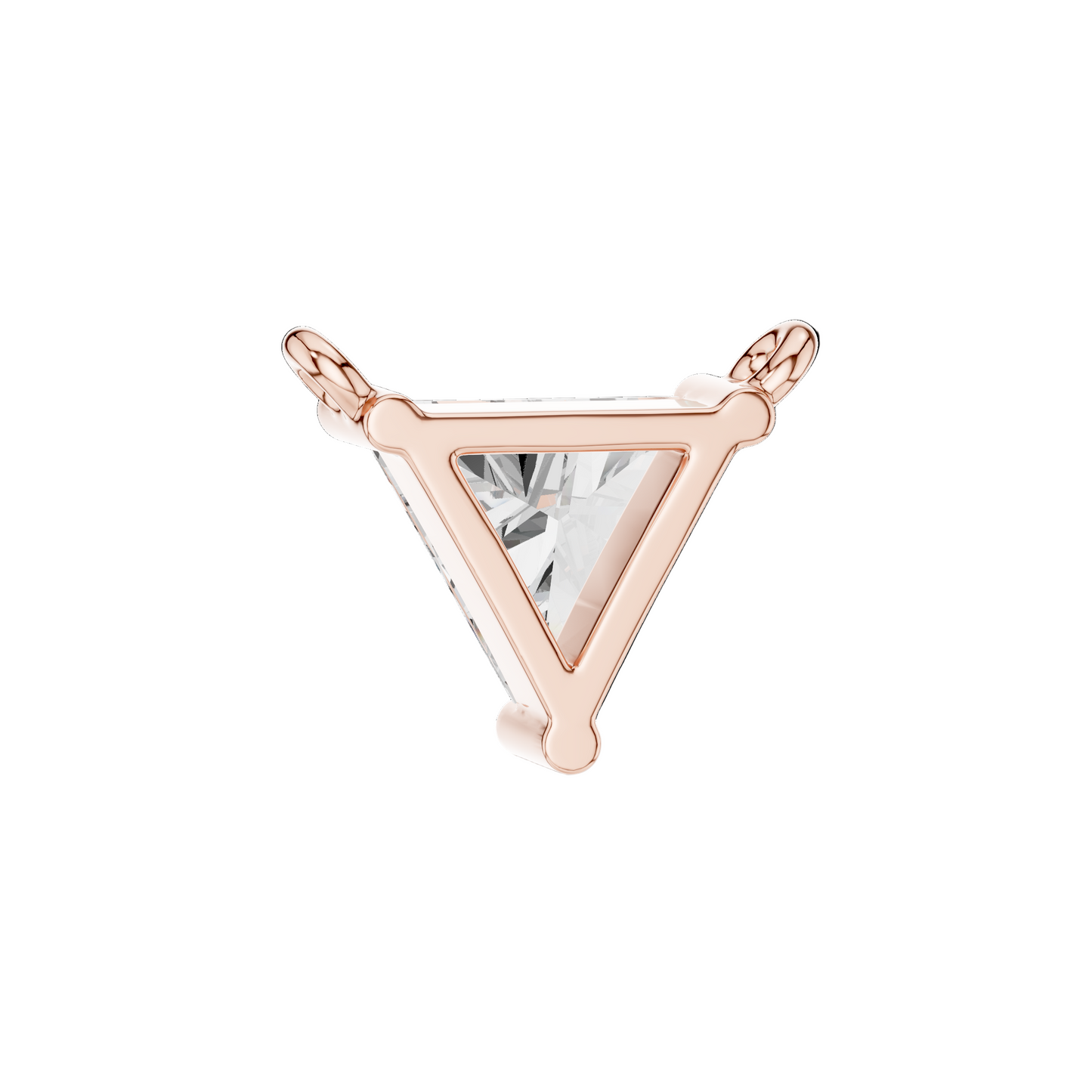 0.74 CT Lab VVS-VS-EF CVD Diamond Pendant Necklace | 18KT, 14KT Rose, Yellow, White Gold | Elegant Chain Pendant for Women