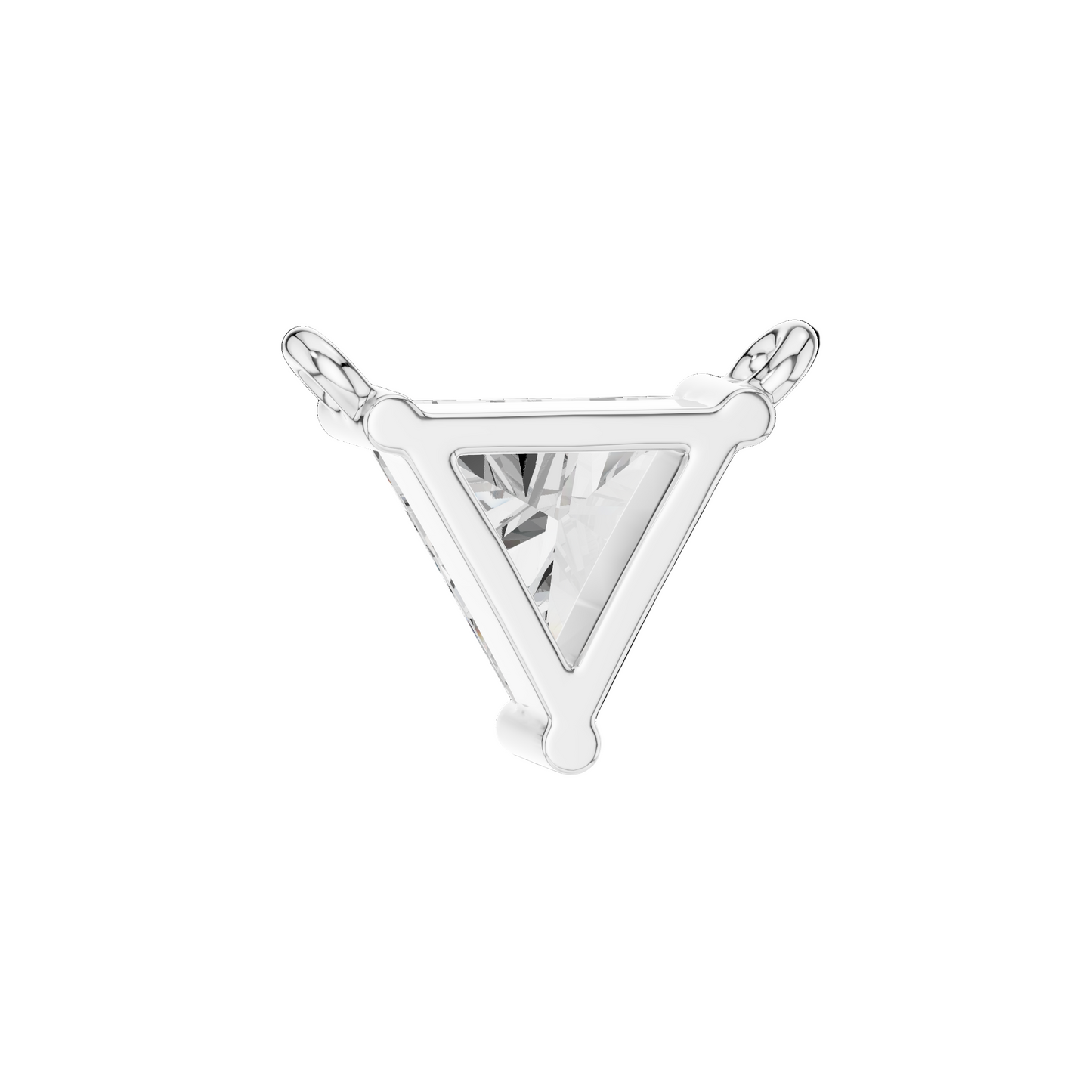 0.74 CT Lab VVS-VS-EF CVD Diamond Pendant Necklace | 18KT, 14KT Rose, Yellow, White Gold | Elegant Chain Pendant for Women