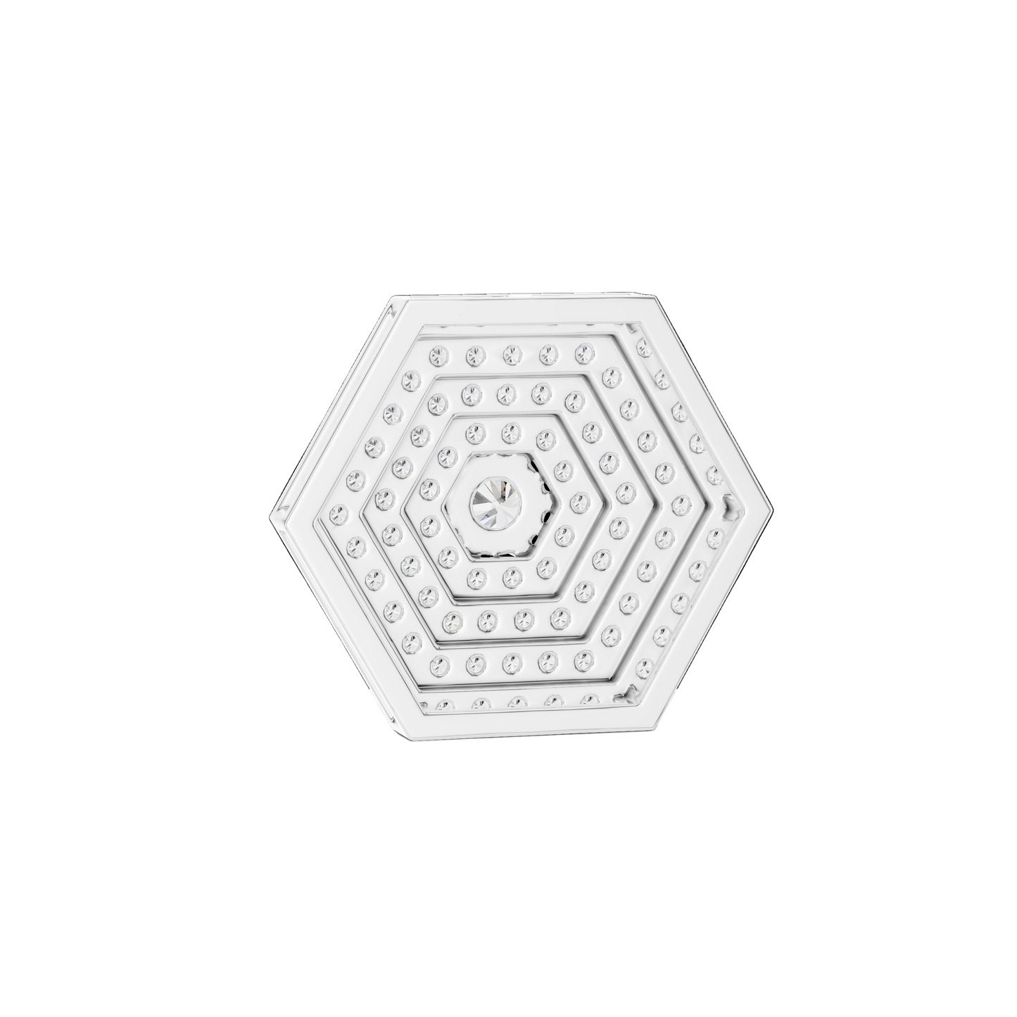 0.6 CT Lab-Grown Diamond Hexagon Pendant Necklace | VVS-VS EF CVD Diamond | 18KT, 14KT, Rose, Yellow, White Gold | Eco-Friendly Luxury Jewelry