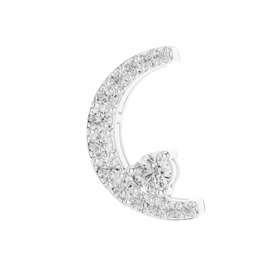 0.205 CT Lab-Grown VVS-VS EF CVD Diamond Pendant Necklace | 18KT, 14KT Gold & 925 Silver | Rose, Yellow, White Gold Options | Sustainable & Ethical Jewelry