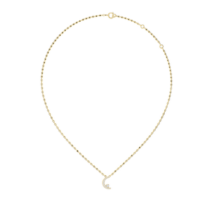 0.205 CT Lab-Grown VVS-VS EF CVD Diamond Pendant Necklace | 18KT, 14KT Gold & 925 Silver | Rose, Yellow, White Gold Options | Sustainable & Ethical Jewelry