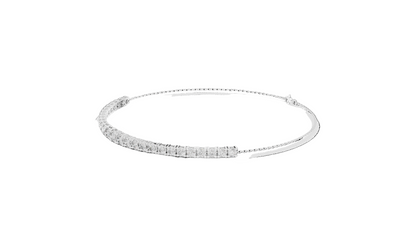 8.06 CT Lab Diamond Tennis Bracelet | Round Brilliant Cut | 10KT, 14KT, 18KT Gold & 925 Silver | Rose, Yellow, White Gold | Luxury Fine Jewelry