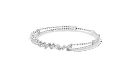 1.04 CT Lab Diamond Tennis Bracelet | Marquise, Round & Emerald Cuts | 18KT, 14KT, 10KT Gold & 925 Silver | Rose, Yellow, White Gold Options | Luxury Fine Jewelry