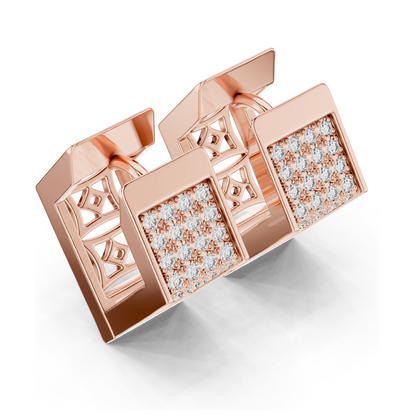 0.4 CT Lab Diamond Earrings | VVS-VS Clarity, EF Color | 18KT, 14KT, 10KT Gold & 925 Silver | Rose, Yellow, White Gold | Moissanite Accent Luxury Jewelry