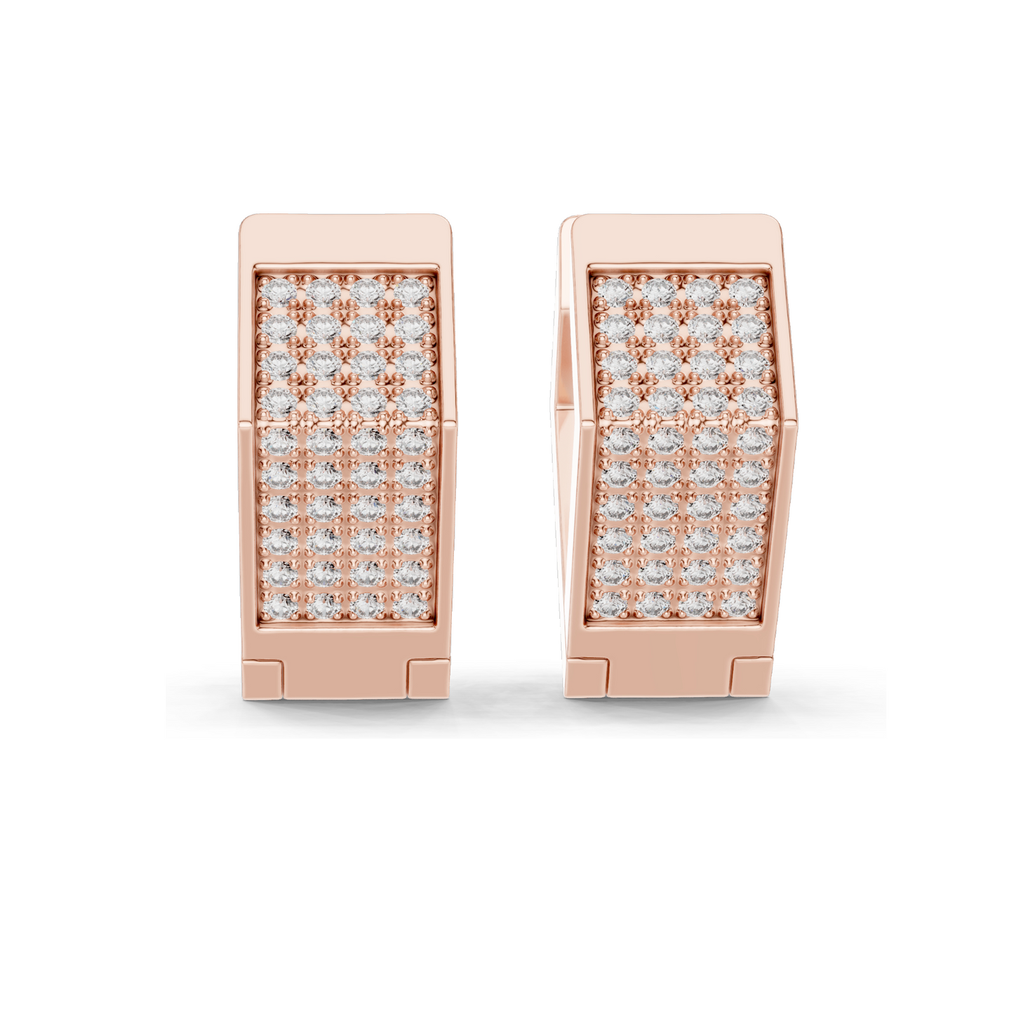 0.4 CT Lab Diamond Earrings | VVS-VS Clarity, EF Color | 18KT, 14KT, 10KT Gold & 925 Silver | Rose, Yellow, White Gold | Moissanite Accent Luxury Jewelry