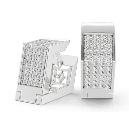 0.4 CT Lab Diamond Earrings | VVS-VS Clarity, EF Color | 18KT, 14KT, 10KT Gold & 925 Silver | Rose, Yellow, White Gold | Moissanite Accent Luxury Jewelry