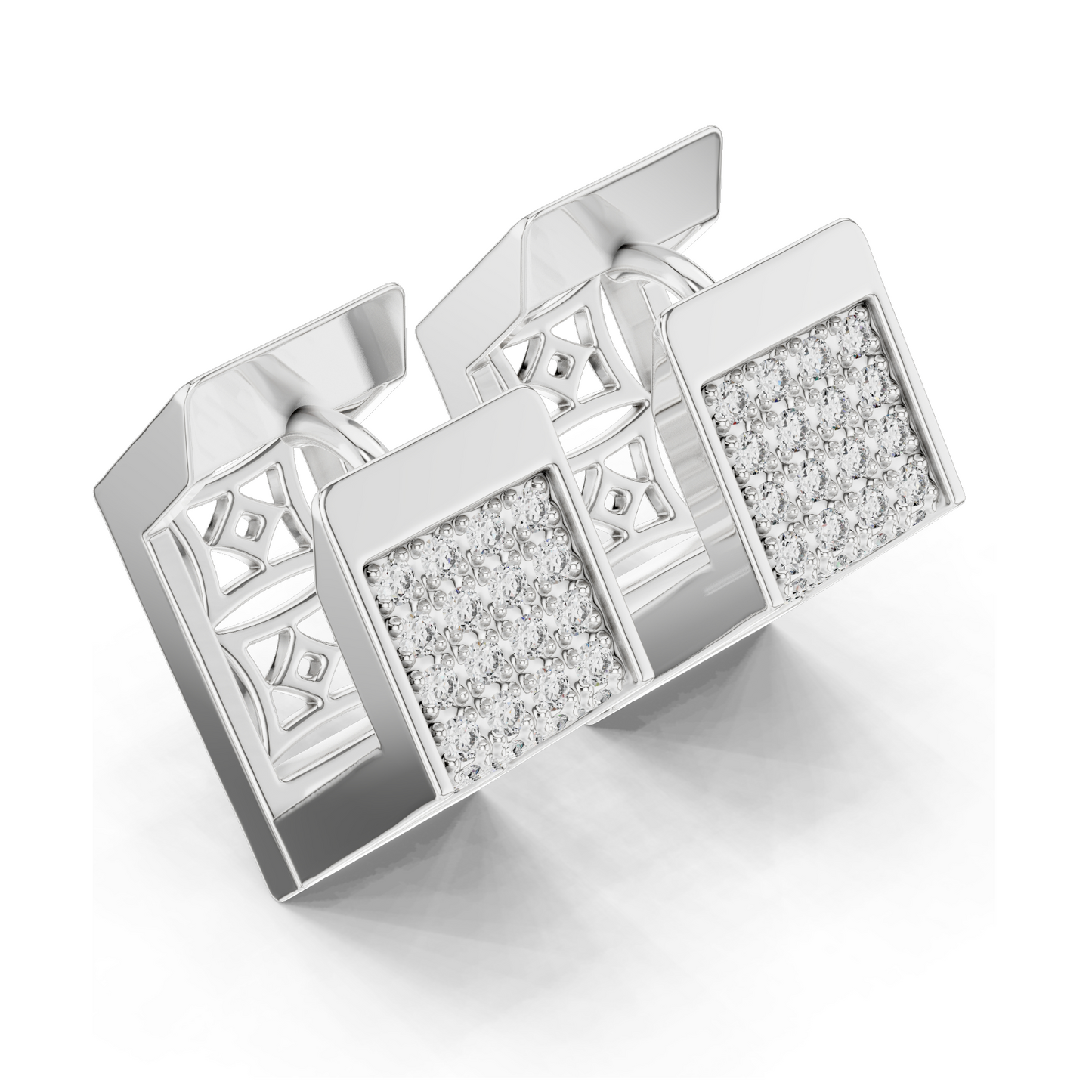 0.4 CT Lab Diamond Earrings | VVS-VS Clarity, EF Color | 18KT, 14KT, 10KT Gold & 925 Silver | Rose, Yellow, White Gold | Moissanite Accent Luxury Jewelry