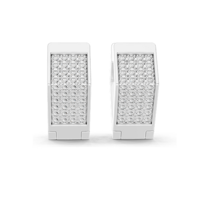 0.4 CT Lab Diamond Earrings | VVS-VS Clarity, EF Color | 18KT, 14KT, 10KT Gold & 925 Silver | Rose, Yellow, White Gold | Moissanite Accent Luxury Jewelry
