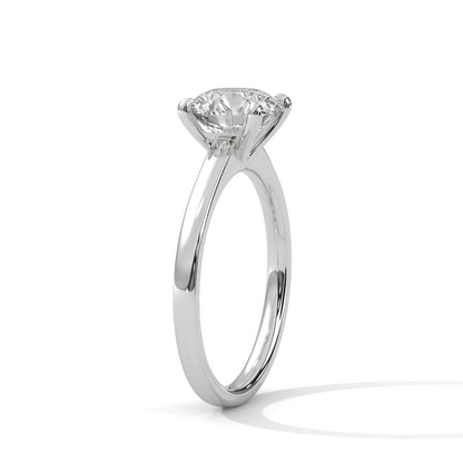 2ct Lab Grown Diamond Solitaire Ring | Round Cut | 14K/18K/10K Gold | Yellow, Rose, White Gold | Engagement Ring for Her | VVS Clarity