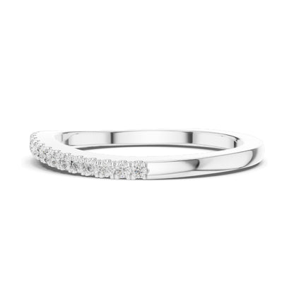 0.216 CT Round Brilliant Cut Lab Diamond Eternity Ring for Women | VVS-VS EF Clarity | 18KT, 14KT, 10KT Gold & 925 Silver | Rose, Yellow, White Gold & Moissanite Options