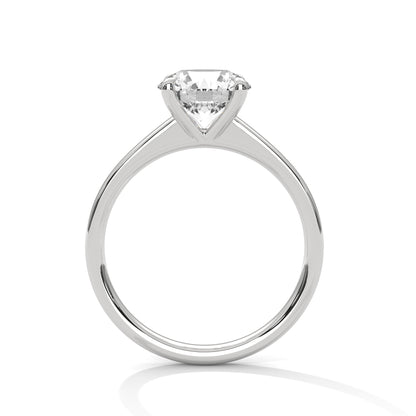 2ct Lab Grown Diamond Solitaire Ring | Round Cut | 14K/18K/10K Gold | Yellow, Rose, White Gold | Engagement Ring for Her | VVS Clarity