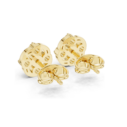 0.24 CT Lab Grown Diamond Floral Cluster Earrings | VVS-VS EF Round Cut | 18KT, 14KT, 10KT Gold & 925 Silver | White, Yellow, Rose Gold & Moissanite Options
