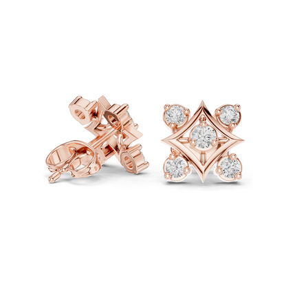 0.33 CT Round Brilliant Lab Diamond Stud Earrings | VVS–VS EF CVD | 18KT, 14KT, 10KT Gold & 925 Silver | White, Yellow, Rose Gold & Moissanite Options