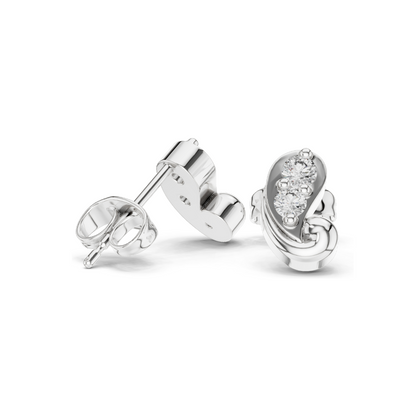 0.23 CT Lab Diamond Designer Earrings for Women | VVS-VS EF Clarity | 18KT, 14KT, 10KT Gold & 925 Silver | Rose, Yellow, White Gold & Moissanite Options