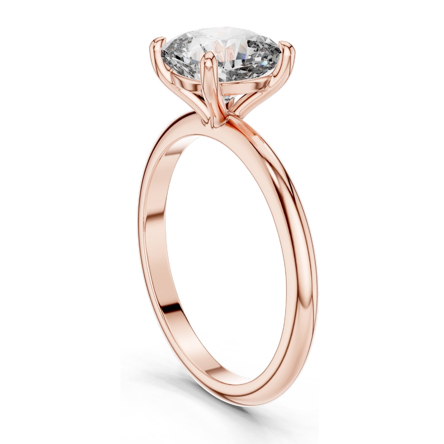 2 CT Cushion Cut Lab Diamond Engagement Ring for Women | VVS-VS EF Clarity | 18KT, 14KT, 10KT Gold & 925 Silver | Rose, Yellow, White Gold & Moissanite Options