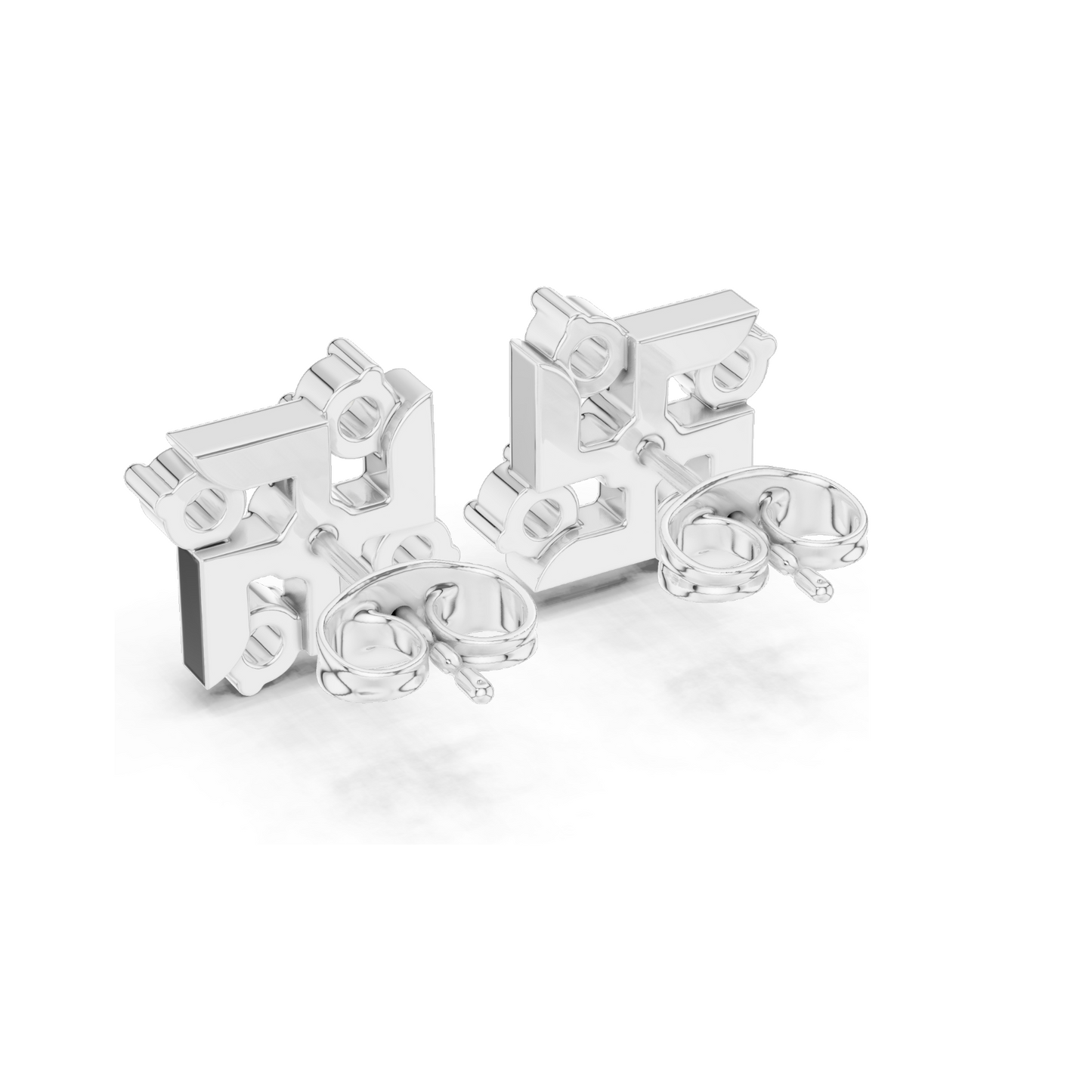 0.35 CT Lab Diamond Earrings in 18KT, 14KT, 10KT Gold & 925 Silver | Moissanite & Lab Diamond Options | White, Yellow & Rose Gold | VVS-VS Clarity, EF Color