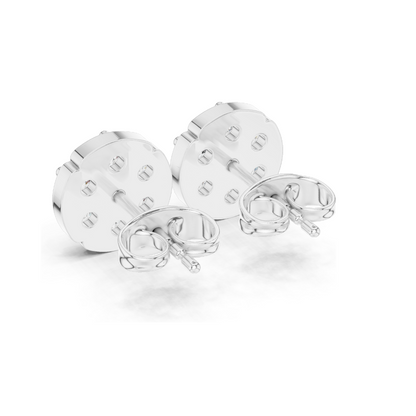 Diamond Cluster Earrings | 0.73 CT Lab-Grown Diamonds in 18KT, 14KT, 10KT Gold & 925 Silver | Rose, Yellow, White Gold & Moissanite Options