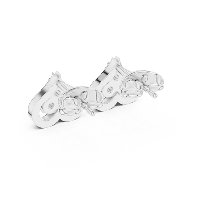 Lab Diamond Heart Shape Earrings | 0.24 CT | 18KT, 14KT, 10KT Gold & 925 Silver | Rose, Yellow, White Gold | VVS-VS Clarity, Moissanite Option