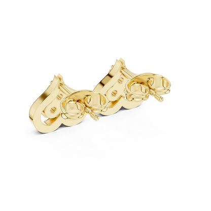 Lab Diamond Heart Shape Earrings | 0.24 CT | 18KT, 14KT, 10KT Gold & 925 Silver | Rose, Yellow, White Gold | VVS-VS Clarity, Moissanite Option