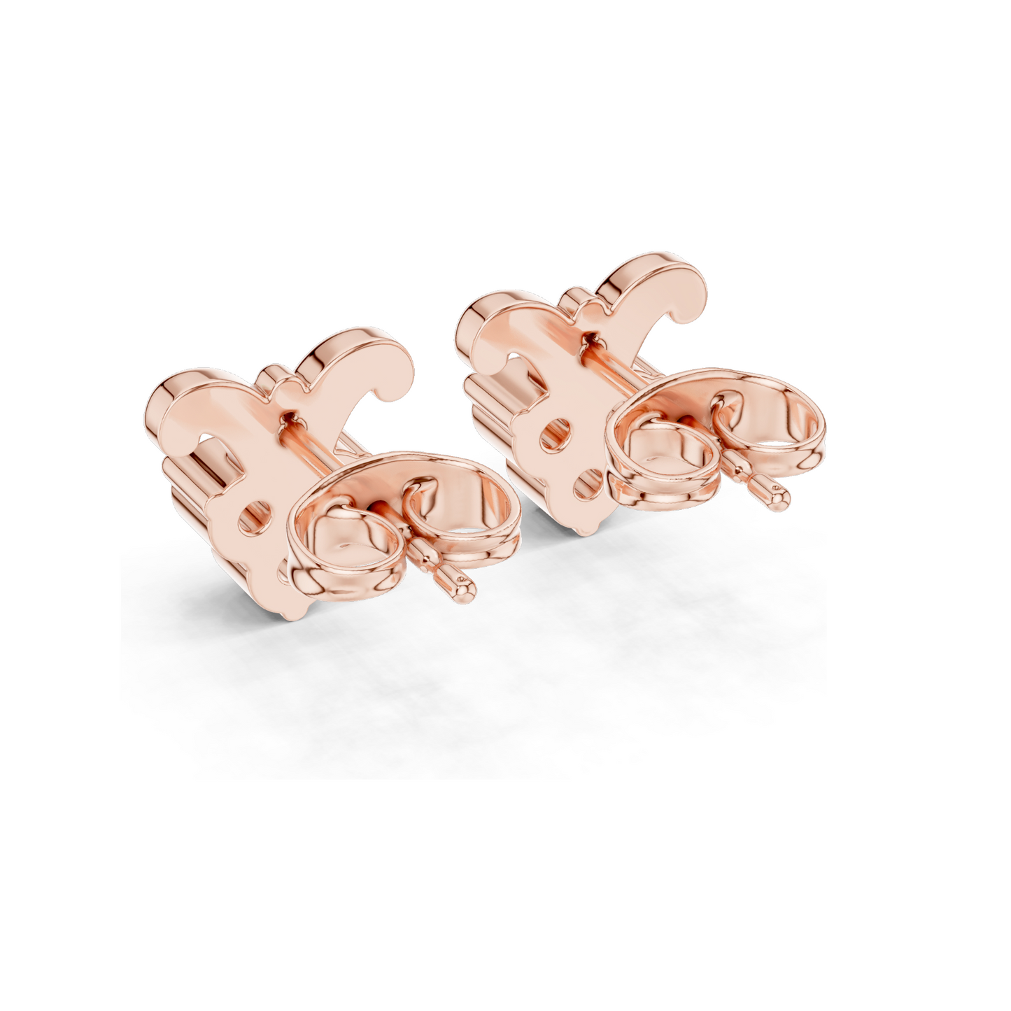 0.3 CT Lab Diamond Heart-Shaped Earrings for Women | VVS-VS EF Clarity | 18KT, 14KT, 10KT Gold & 925 Silver | Rose, Yellow, White Gold & Moissanite Options