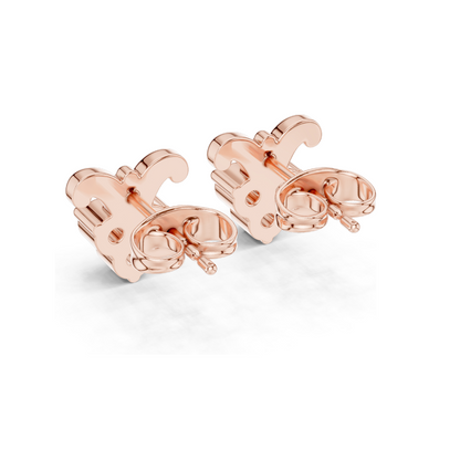 0.3 CT Lab Diamond Heart-Shaped Earrings for Women | VVS-VS EF Clarity | 18KT, 14KT, 10KT Gold & 925 Silver | Rose, Yellow, White Gold & Moissanite Options