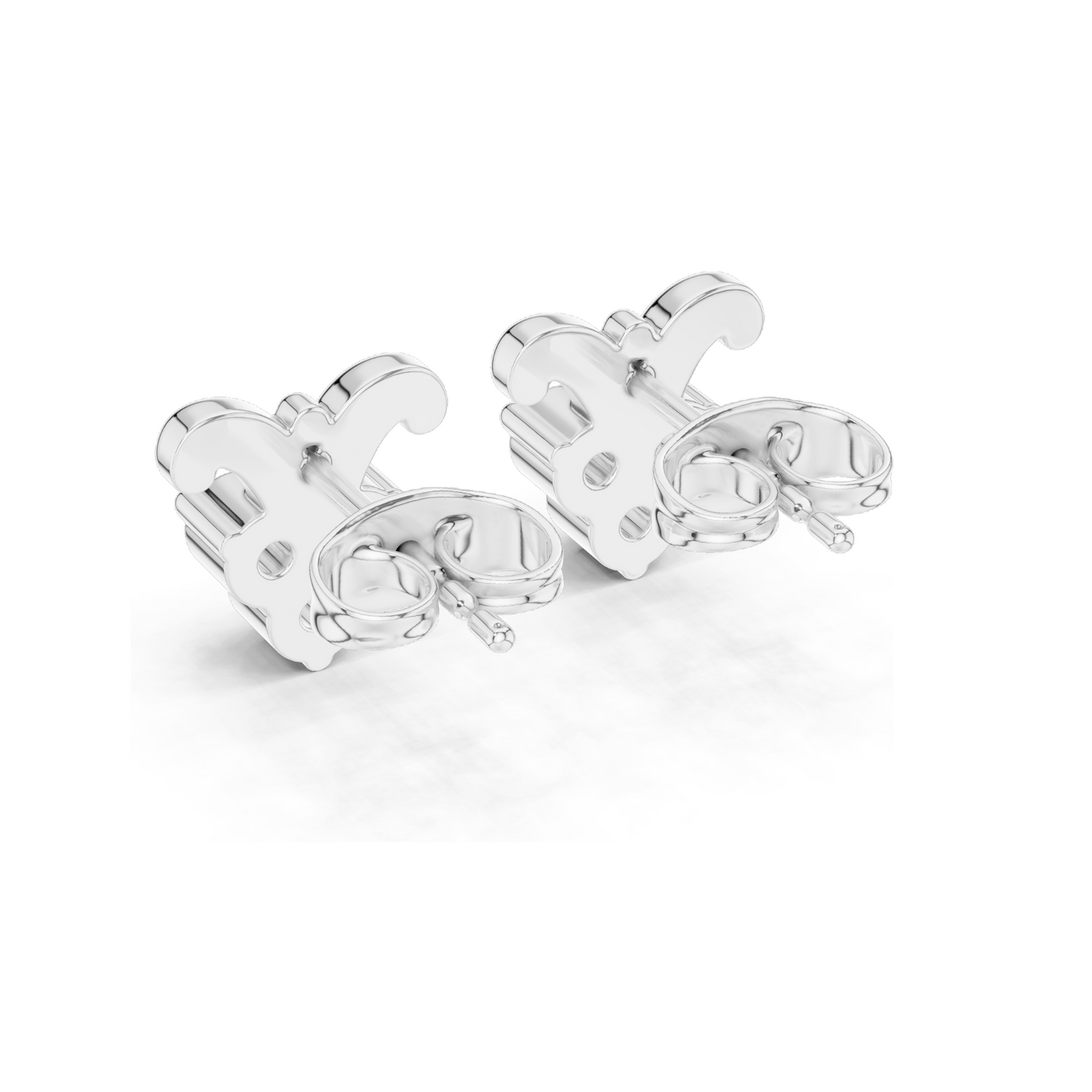 0.3 CT Lab Diamond Heart-Shaped Earrings for Women | VVS-VS EF Clarity | 18KT, 14KT, 10KT Gold & 925 Silver | Rose, Yellow, White Gold & Moissanite Options