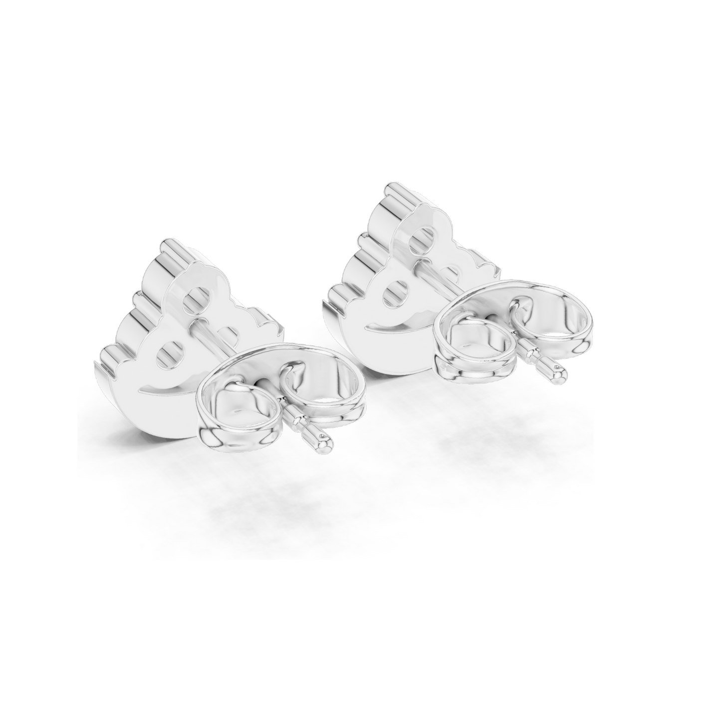 Diamond Crescent Moon Earrings | Lab-Grown VVS-VS Clarity, 0.36 CT Total Weight | 18KT, 14KT, 10KT Gold & 925 Silver | Rose, Yellow, White Gold & Moissanite Options