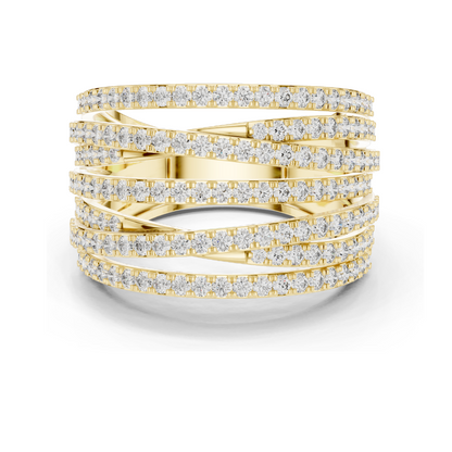 1.152 CT Lab Diamond Ring for Women | VVS-VS EF Clarity | 18KT, 14KT, 10KT Gold & 925 Silver | Rose, Yellow, White Gold & Moissanite Options