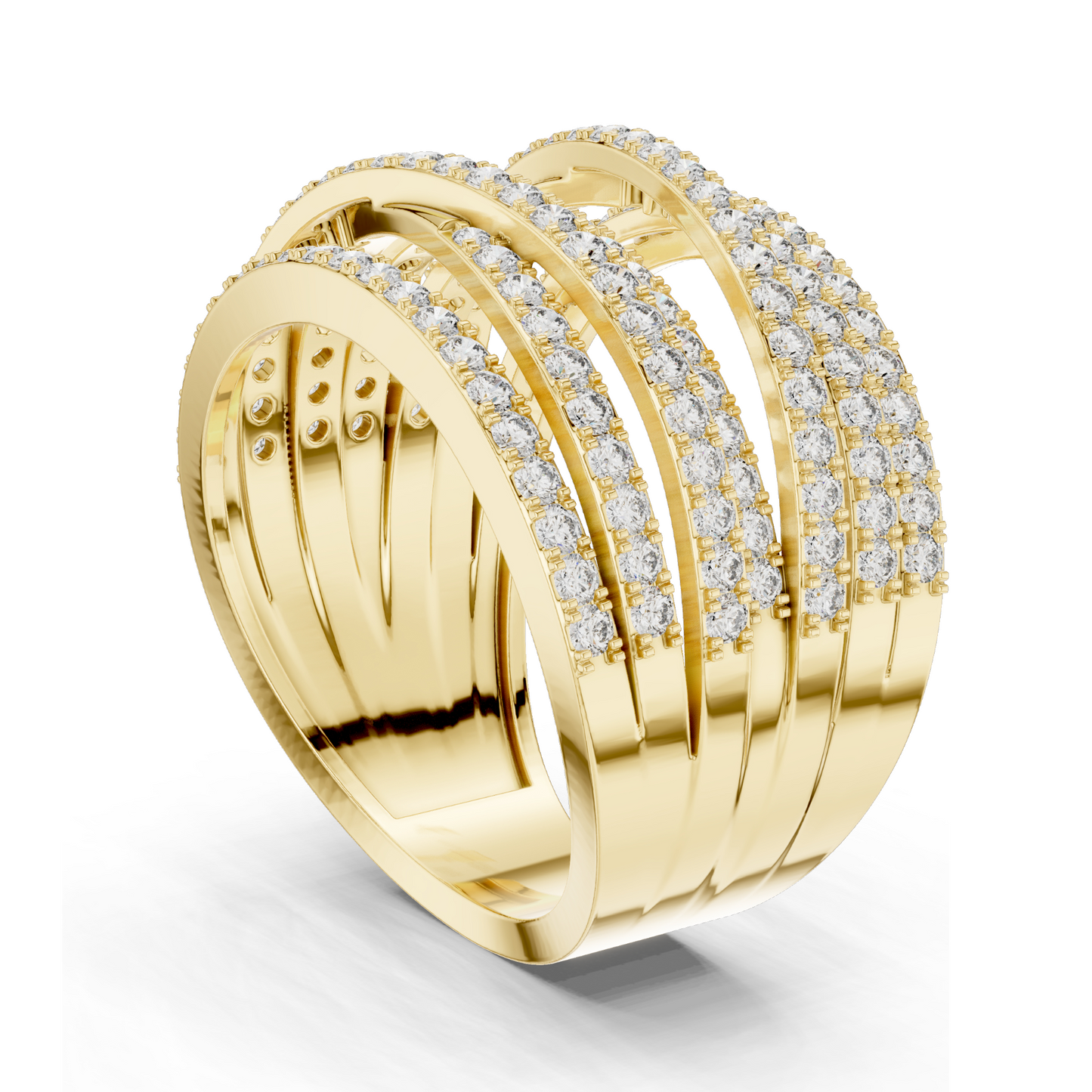 1.152 CT Lab Diamond Ring for Women | VVS-VS EF Clarity | 18KT, 14KT, 10KT Gold & 925 Silver | Rose, Yellow, White Gold & Moissanite Options