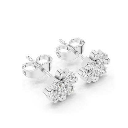 3.1g Lab Diamond Earrings – 0.31ct VVS-VS Clarity | 18KT, 14KT, 10KT Gold & 925 Silver | Moissanite & Rose, Yellow, White Gold Options | Sustainable & Elegant