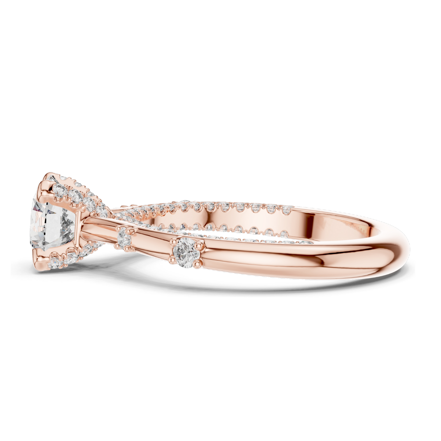1.908 CT Lab Diamond Ring for Women | VVS-VS EF Clarity | 18KT, 14KT, 10KT Gold & 925 Silver | Rose, Yellow, White Gold & Moissanite Options