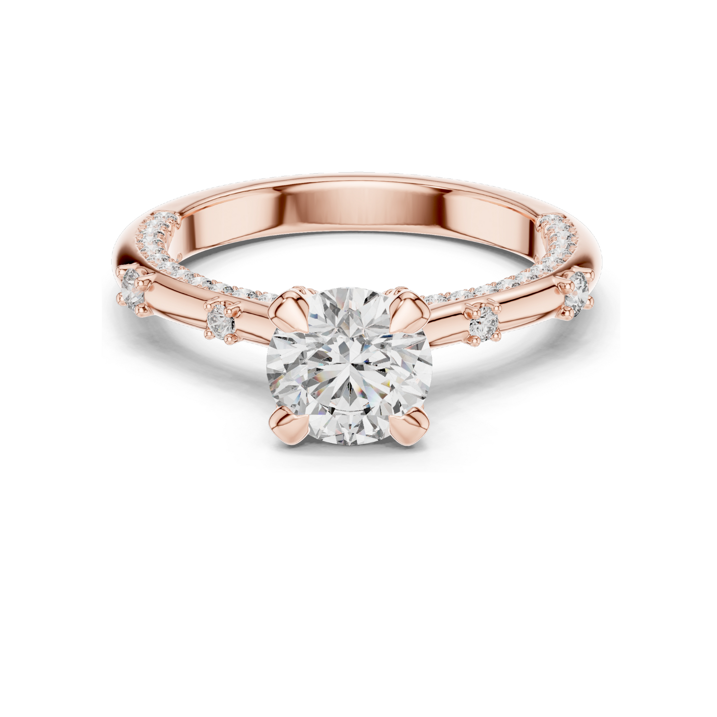1.908 CT Lab Diamond Ring for Women | VVS-VS EF Clarity | 18KT, 14KT, 10KT Gold & 925 Silver | Rose, Yellow, White Gold & Moissanite Options
