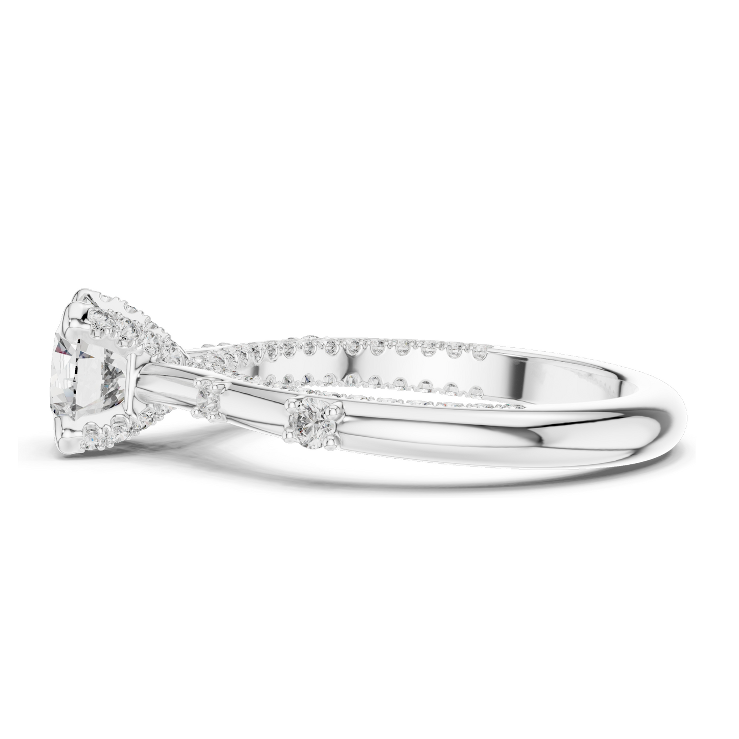 1.908 CT Lab Diamond Ring for Women | VVS-VS EF Clarity | 18KT, 14KT, 10KT Gold & 925 Silver | Rose, Yellow, White Gold & Moissanite Options