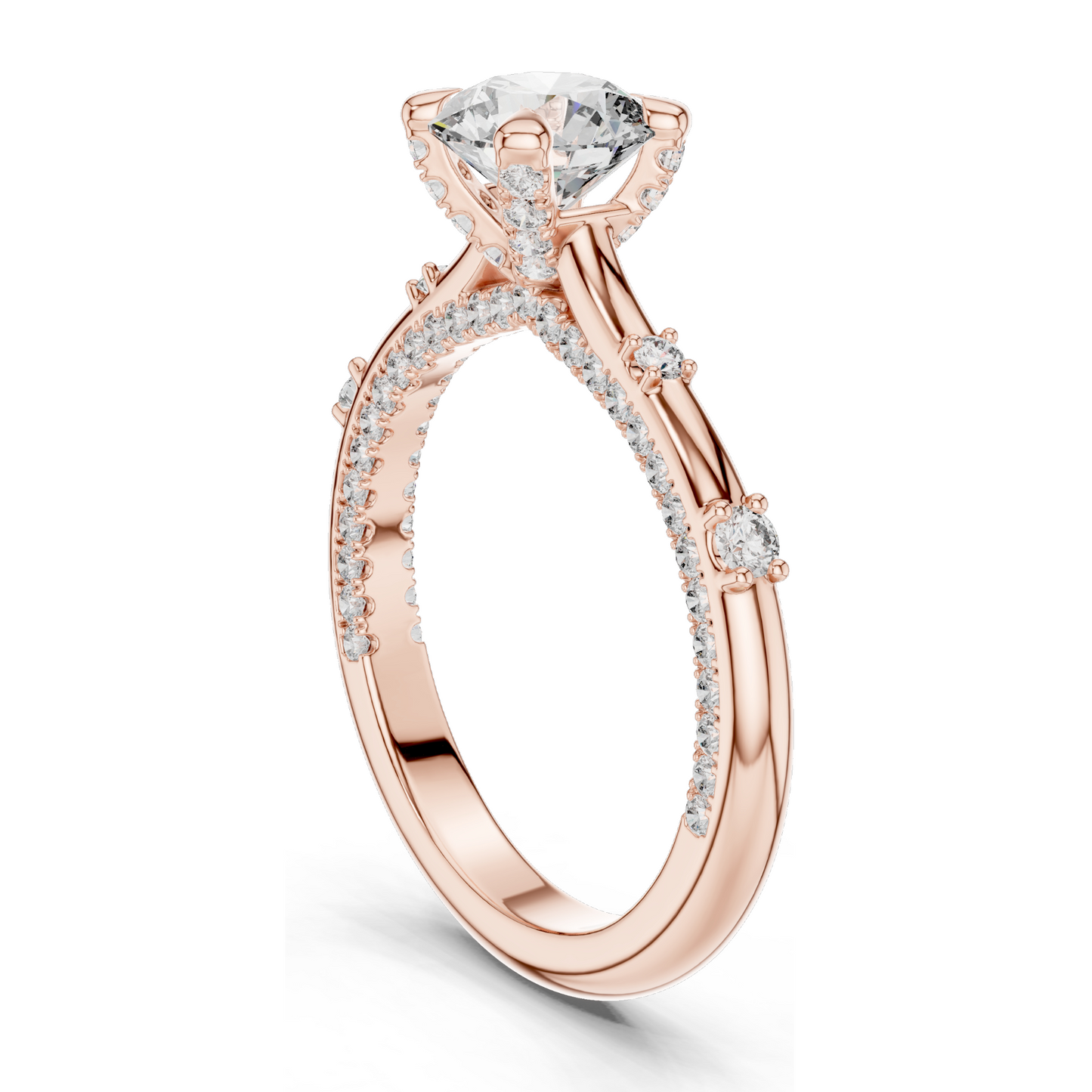 1.908 CT Lab Diamond Ring for Women | VVS-VS EF Clarity | 18KT, 14KT, 10KT Gold & 925 Silver | Rose, Yellow, White Gold & Moissanite Options