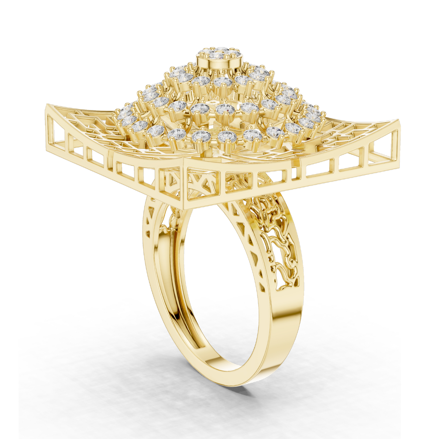 0.812 CT Lab-Grown Diamond Ladies Ring | VVS-VS EF Clarity | 18KT, 14KT, 10KT Gold & 925 Silver | Rose, Yellow, White Gold & Moissanite Options