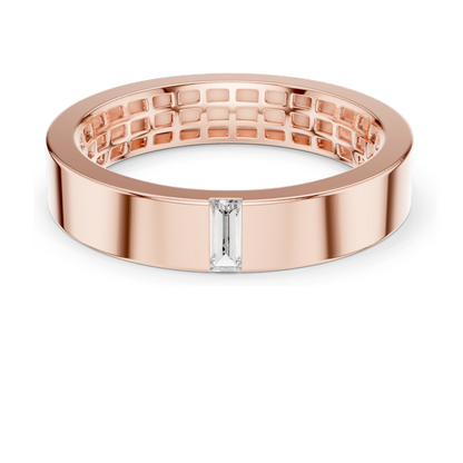 0.12 CT Lab Diamond Ladies Ring | VVS-VS EF Clarity | 18KT, 14KT, 10KT Gold & 925 Silver | Rose, Yellow, White Gold & Moissanite Options