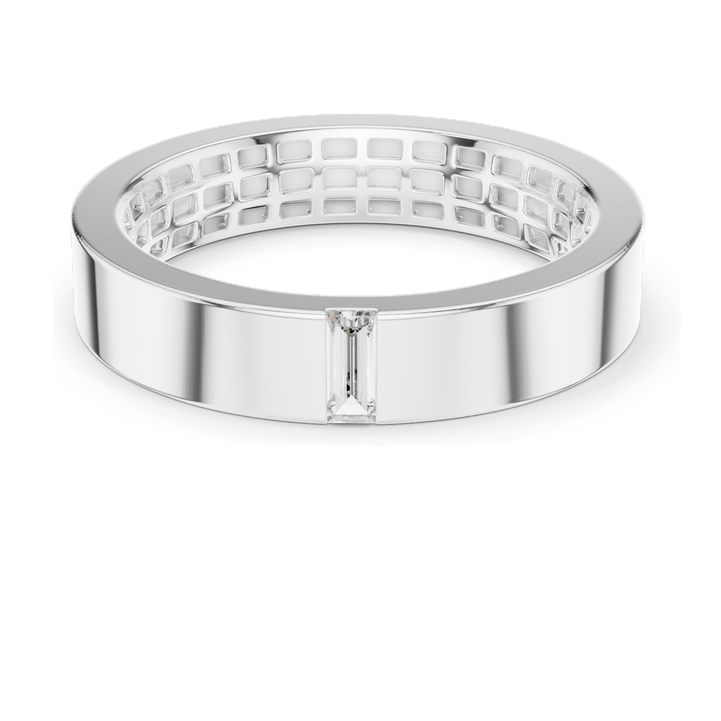 0.12 CT Lab Diamond Ladies Ring | VVS-VS EF Clarity | 18KT, 14KT, 10KT Gold & 925 Silver | Rose, Yellow, White Gold & Moissanite Options