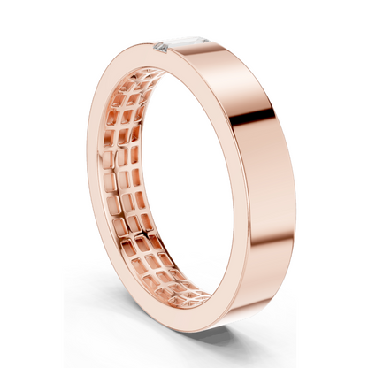 0.12 CT Lab Diamond Ladies Ring | VVS-VS EF Clarity | 18KT, 14KT, 10KT Gold & 925 Silver | Rose, Yellow, White Gold & Moissanite Options