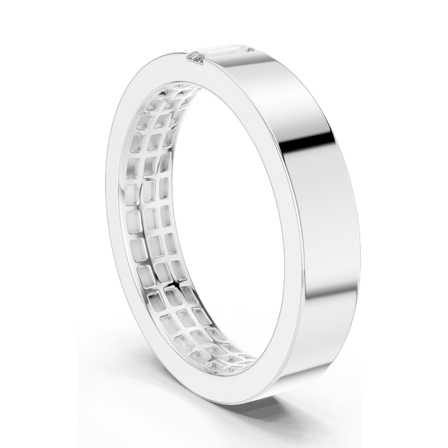 0.12 CT Lab Diamond Ladies Ring | VVS-VS EF Clarity | 18KT, 14KT, 10KT Gold & 925 Silver | Rose, Yellow, White Gold & Moissanite Options