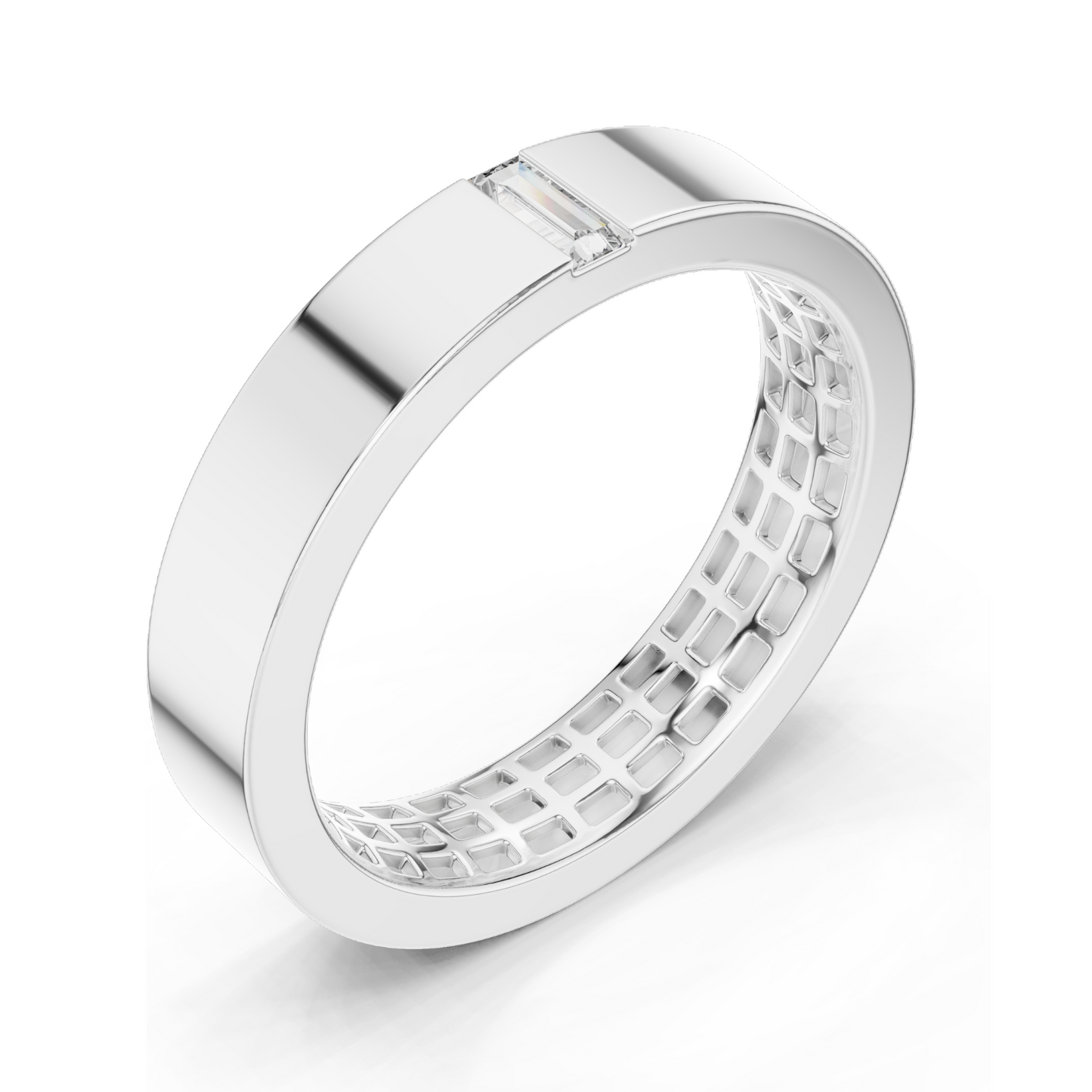 0.12 CT Lab Diamond Ladies Ring | VVS-VS EF Clarity | 18KT, 14KT, 10KT Gold & 925 Silver | Rose, Yellow, White Gold & Moissanite Options