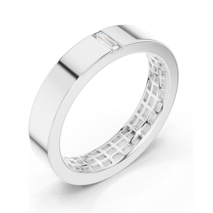 0.12 CT Lab Diamond Ladies Ring | VVS-VS EF Clarity | 18KT, 14KT, 10KT Gold & 925 Silver | Rose, Yellow, White Gold & Moissanite Options