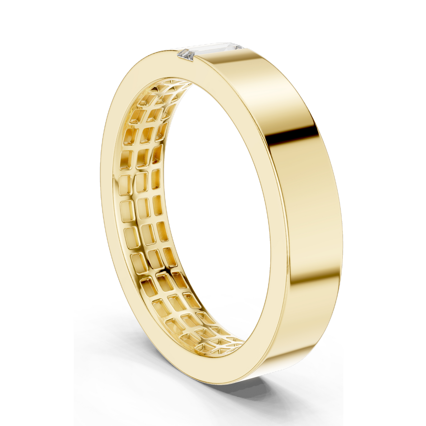 0.12 CT Lab Diamond Ladies Ring | VVS-VS EF Clarity | 18KT, 14KT, 10KT Gold & 925 Silver | Rose, Yellow, White Gold & Moissanite Options