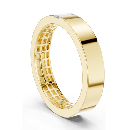 0.12 CT Lab Diamond Ladies Ring | VVS-VS EF Clarity | 18KT, 14KT, 10KT Gold & 925 Silver | Rose, Yellow, White Gold & Moissanite Options