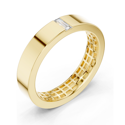 0.12 CT Lab Diamond Ladies Ring | VVS-VS EF Clarity | 18KT, 14KT, 10KT Gold & 925 Silver | Rose, Yellow, White Gold & Moissanite Options