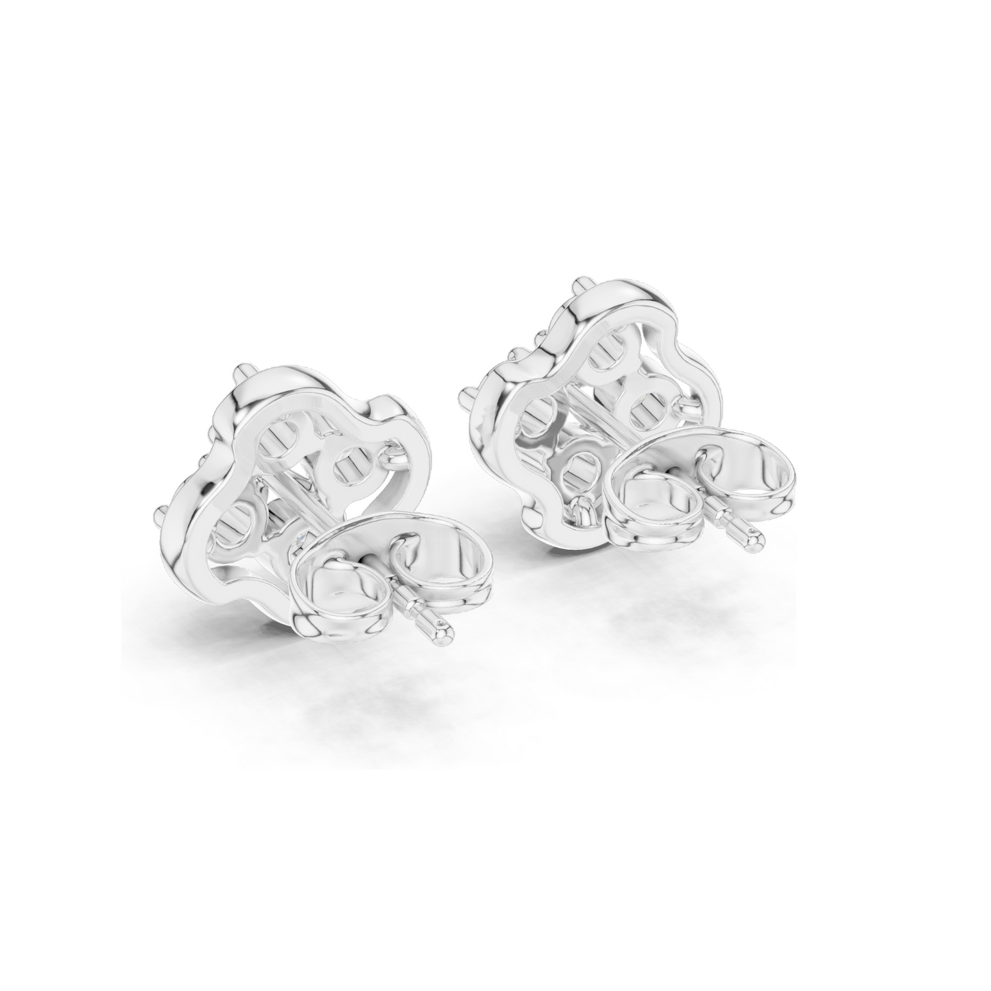 Lab-Grown Diamond Earrings - 0.302 CT Total | VVS-VS EF Clarity | Available in 18KT, 14KT, 10KT Gold & 925 Silver | Rose, Yellow, White Gold & Moissanite Options