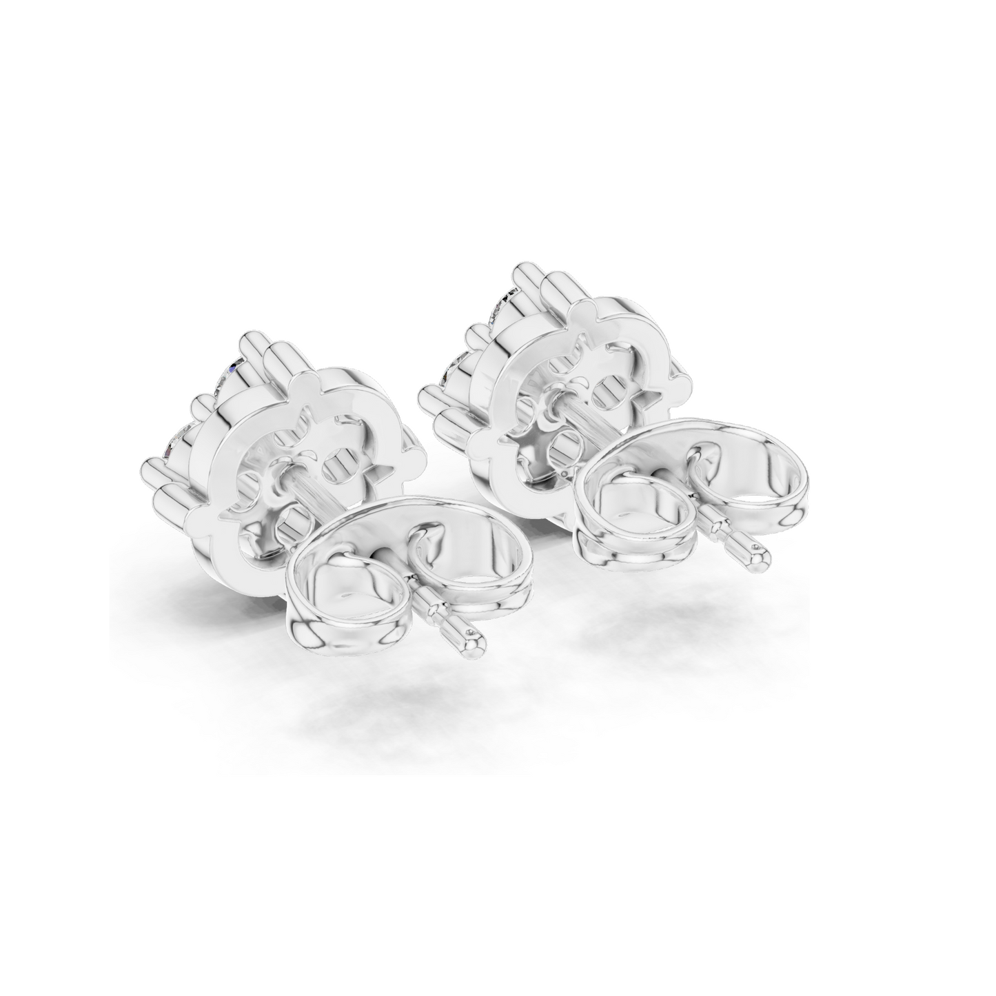 0.48 CT Lab Diamond Stud Earrings for Women | VVS-VS Clarity | 18KT, 14KT, 10KT Gold & 925 Silver | Rose, Yellow, White Gold & Moissanite Options