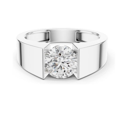 1.5 CT Lab-Grown Diamond Solitaire Ring for Women | VVS-VS EF Clarity | Available in 18KT, 14KT, 10KT Gold & 925 Silver | Rose, Yellow, White Gold & Moissanite Options