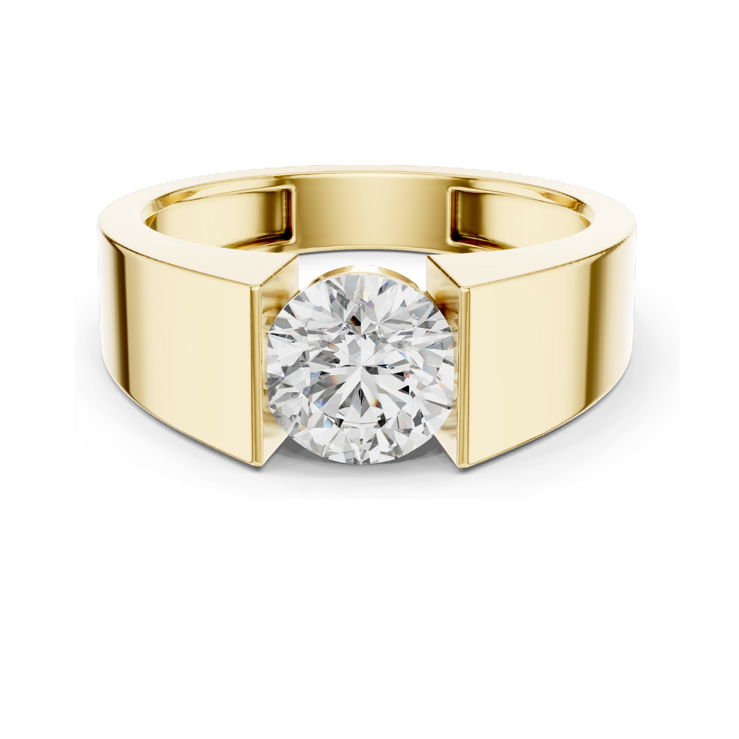 1.5 CT Lab-Grown Diamond Solitaire Ring for Women | VVS-VS EF Clarity | Available in 18KT, 14KT, 10KT Gold & 925 Silver | Rose, Yellow, White Gold & Moissanite Options