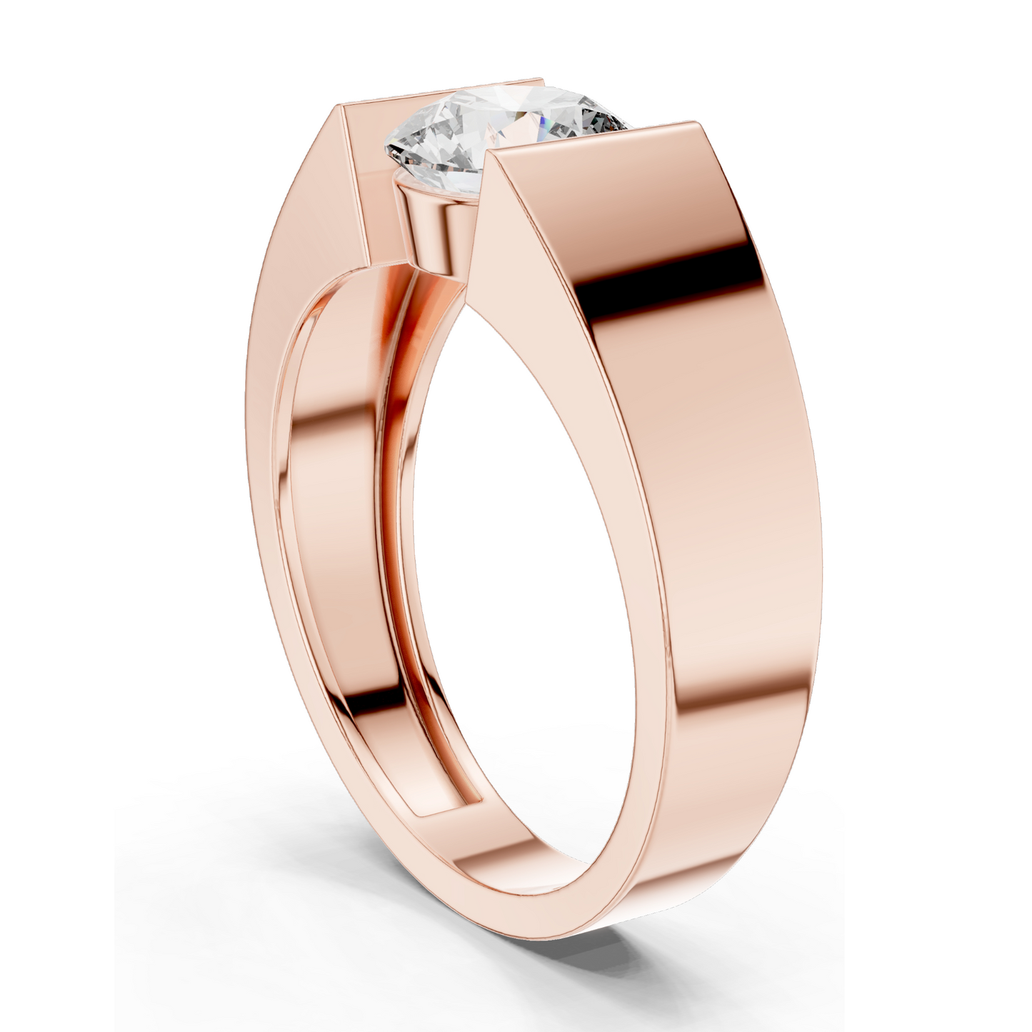 1.5 CT Lab-Grown Diamond Solitaire Ring for Women | VVS-VS EF Clarity | Available in 18KT, 14KT, 10KT Gold & 925 Silver | Rose, Yellow, White Gold & Moissanite Options