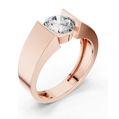 1.5 CT Lab-Grown Diamond Solitaire Ring for Women | VVS-VS EF Clarity | Available in 18KT, 14KT, 10KT Gold & 925 Silver | Rose, Yellow, White Gold & Moissanite Options